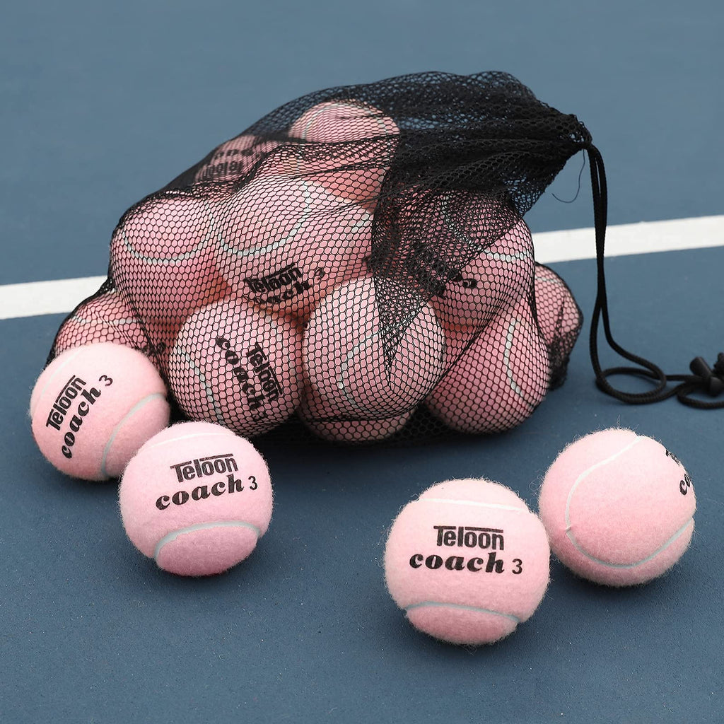 Teloon Tennis Balls (Pink-18Pcs)