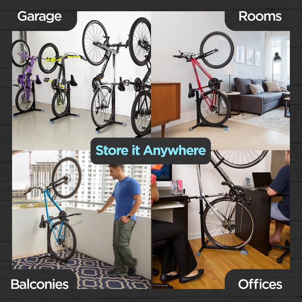 Bike Nook Bike Stand & Vertical Storage Rack The Original Vertical Bicycle Floor Stand For Garage Storage And Indoor And Outdoor