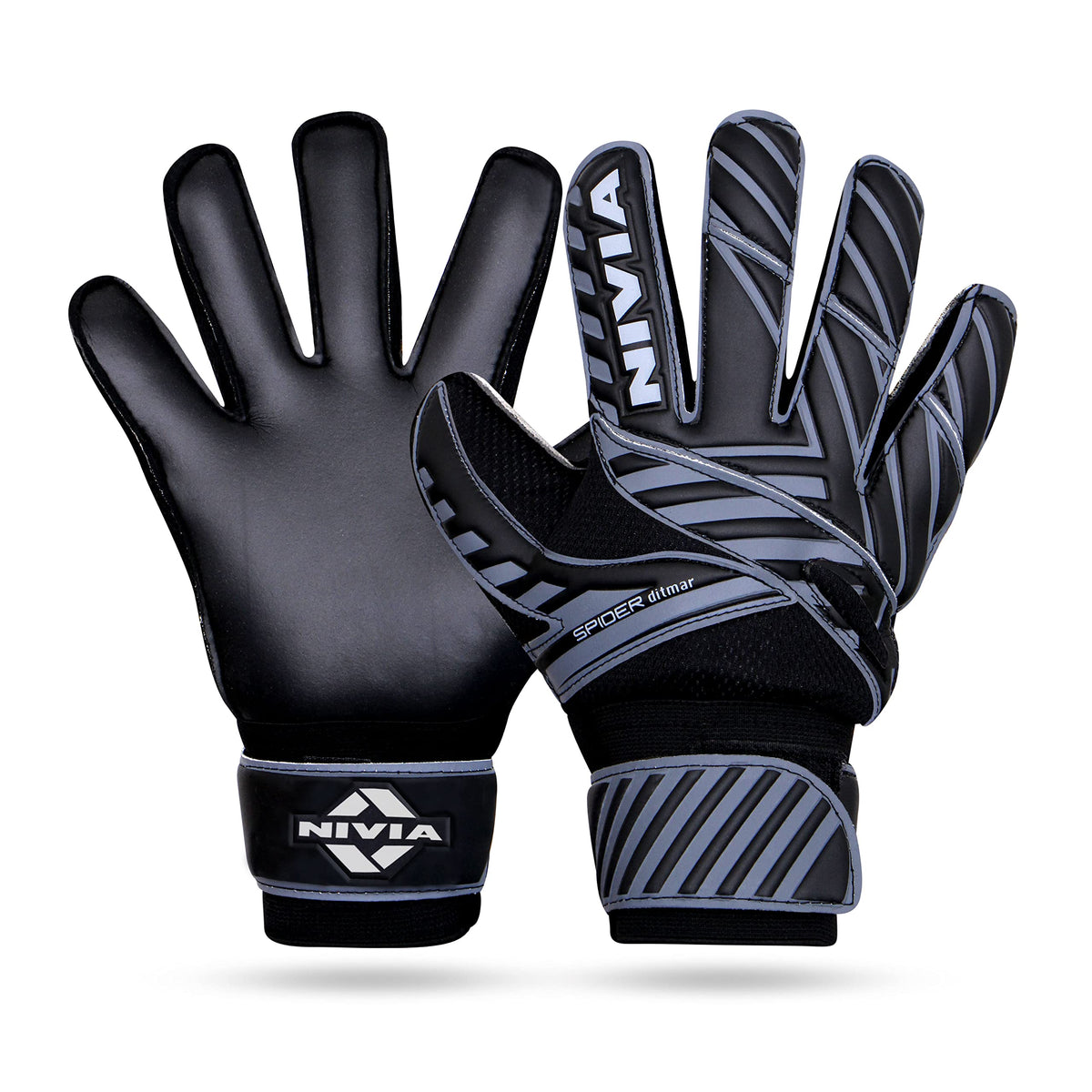 Nivia Ditmar Spider Goalkeeper Gloves for Men & Women, for Football, for Soccer, goalkeeping Glove, Goalkeeper Gloves with Grip,