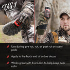 Conquest Scents Vs-1 Deer Scent Stick - Deer Attractant & Doe Estrus Scent, For Pre-Rut, Rut, And Post-Rut, Versatile Hunting Wa