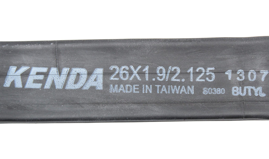 Kenda Inner Tubes Black 26X1.90/1.95/2.10/2.125 Schrader Valve For Mtb Mountain Bike, Bulk 2 Pack