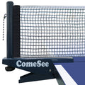 Comesee Professional Ping Pong Net Clip On Easy, Table Tennis Net And Post Set With Spring Activated Clamp, Thick Base Grip, Pre