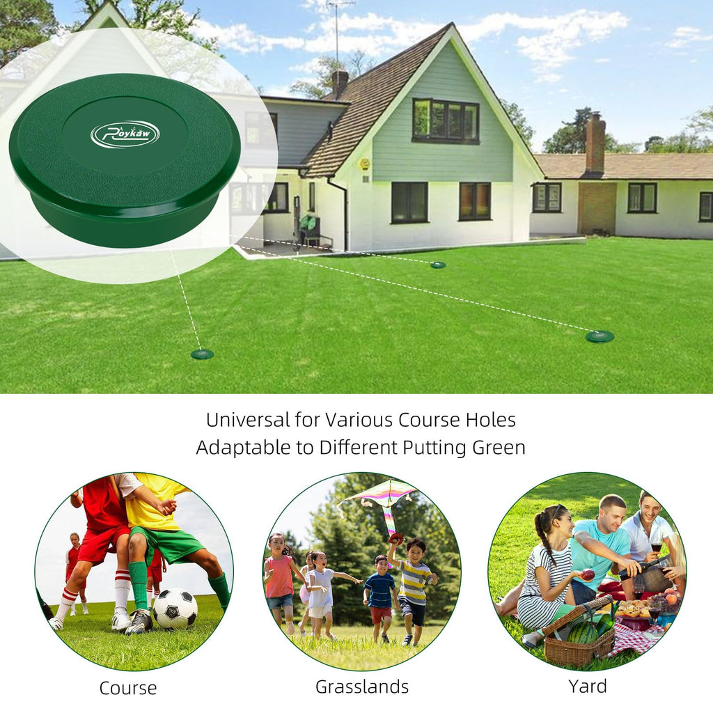 Roykaw Golf Cup Cover, Golf Putting Green Hole Covers For Golf Course Hole/Golf Practice Training Aids Holes, Abs Golf Hole Cove