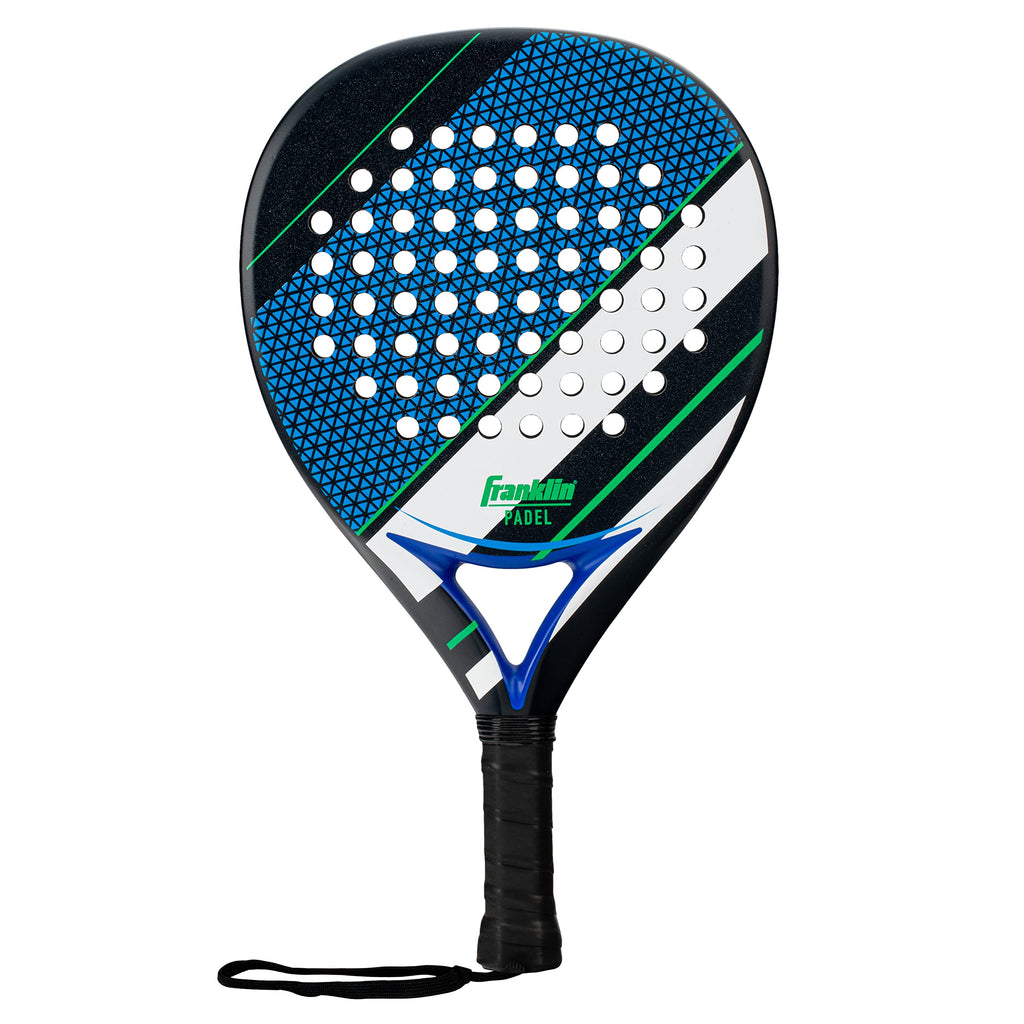 Franklin Sports Padel Racket - Aurora - Carbon Fiber Padel Paddle With Foam Core + Max Grit Surface - Pop Tennis Racket - 365G -