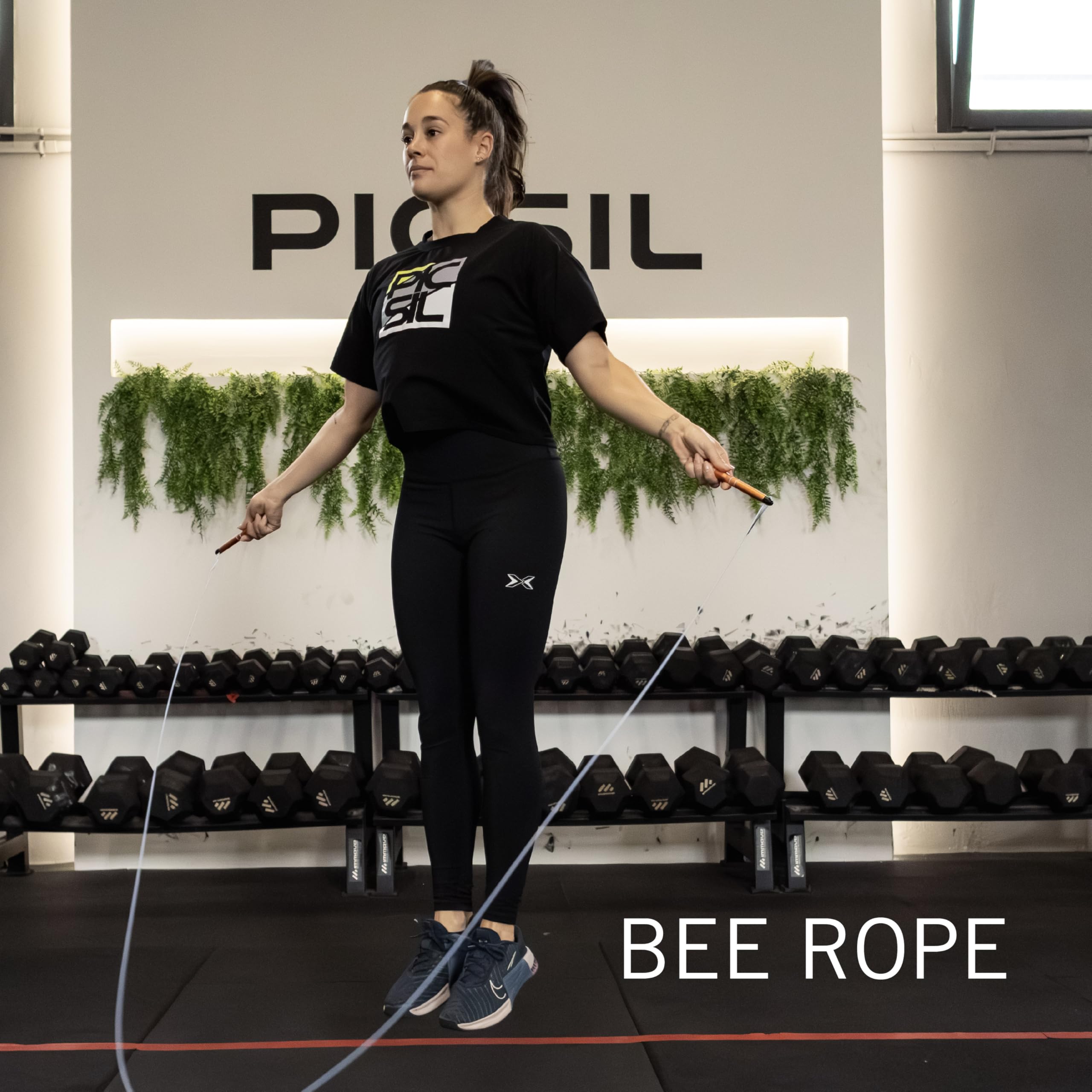 PICSIL - BEE High Speed Skipping Rope | Aluminum & Double Bearing System | Self-Adjusting for Cross Training, Boxing & Fitness |