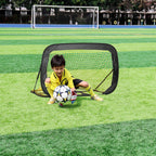 Podiumax 2 In 1 Pop Up Kids Soccer Goal - Indoor/Outdoor Soccer Target Net For Improving Passing And Shooting Accuracy | Portabl