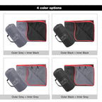 Redcamp Large Waterproof Stadium Blanket For Cold Weather, Soft Warm Fleece Camping Blanket Windproof For Outdoor Sports, Blue/R