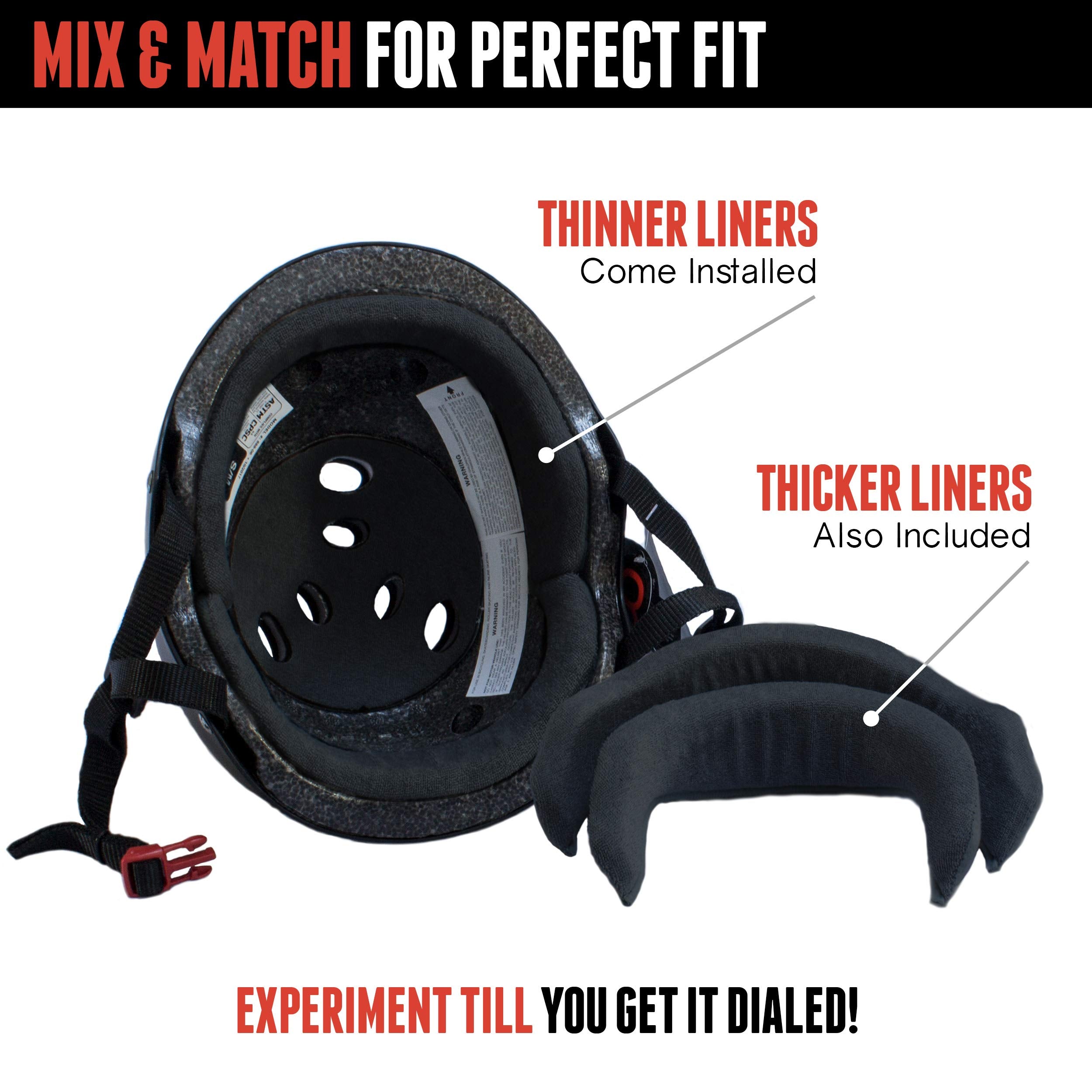 Triple Eight The Certified Sweatsaver Helmet For Skateboarding, Bmx, And Roller Skating, Lizzie Armanto Signature Edition, Xs/Sm