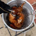 King Kooker 30Pk 30-Quart Aluminum Turkey Pot With Lid, Lifting Rack And Hook