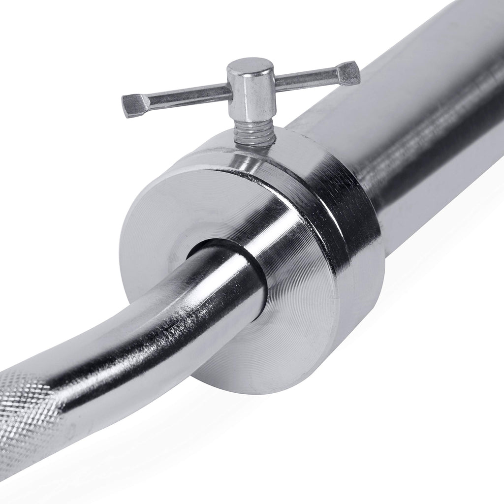 Cap Barbell Olympic Super Curl Bar New Version, 48-Inch (Obis-48)