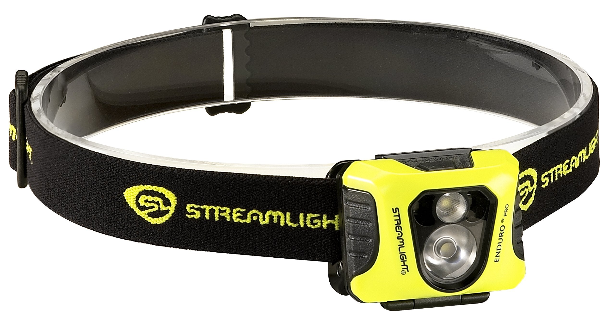 Streamlight 61421 Enduro Pro 200-Lumen LED Headlamp with Elastic Head Strap, Box, Yellow