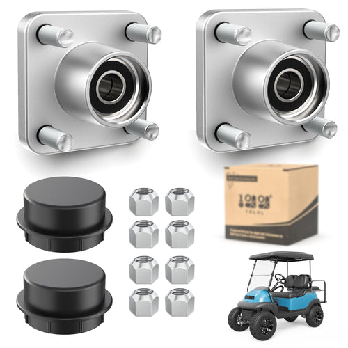 10L0L Golf Cart Front Wheel Hub Assembly With Hub Bearing/Oil Seal/Dust Cover For Club Car Ds&Precedent 2003-Up, Oem# 102357701(