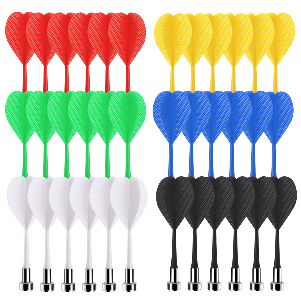 Accmor 36 Pcs Magnetic Darts, Plastic Darts Replacement Dart For Magnet Dartboard, Magnetic Darts For Kids Adults Target Game To
