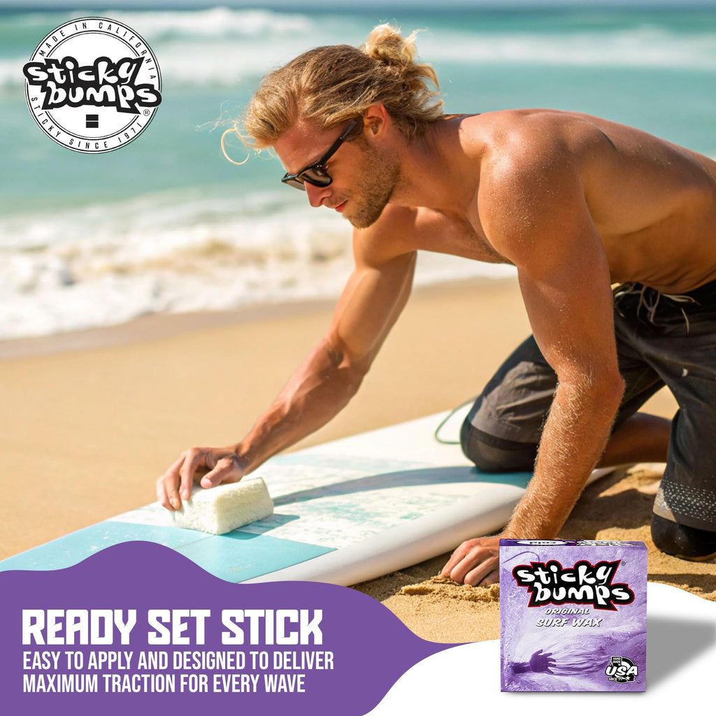 Sticky Bumps Surfboard Wax 6 Pack Cold