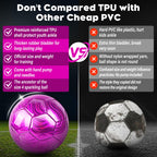 Size 4 Soccer Ball Glitter - Kids Aged 4-6 6-8 8-12 Outdoors Sports Training Ball Recreation Playing Ball Teens Girls Children Y