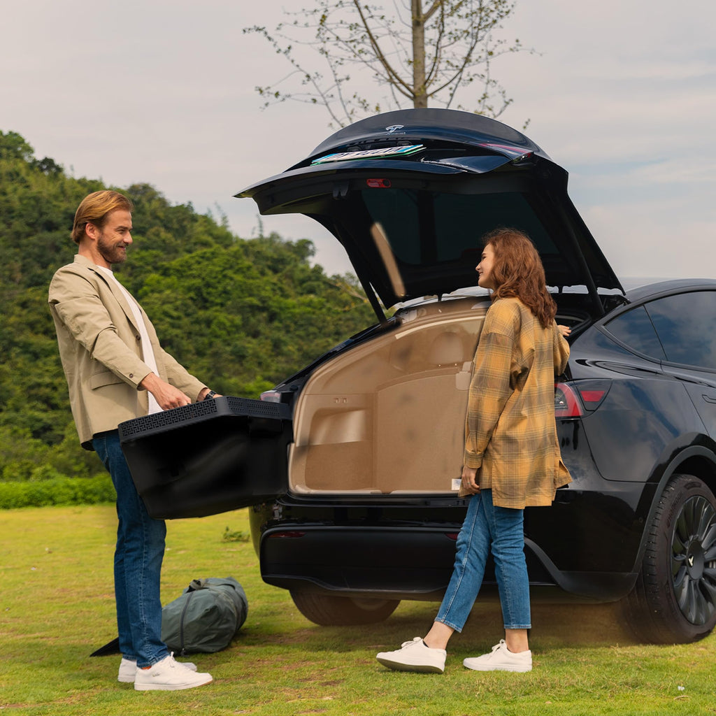 Chery Industrial.Com Car Refrigerator 12 Volt Tesla Fridge Model 3 Portable Car Freezer App Control -4?-50? For Travel Camping R