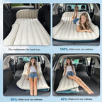 Ciremiv Double-Sided-Thick Flocked Suv Air Mattress Built-In Pillow With Pump Car Mattress | Leakproof Comfortable Durable Car A