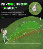 Gakolf Laser Golf Rangefinder With Slope Switch And Fast Acquisition?650 Yard Range Finder Golfing With Flag Lock Vibration And