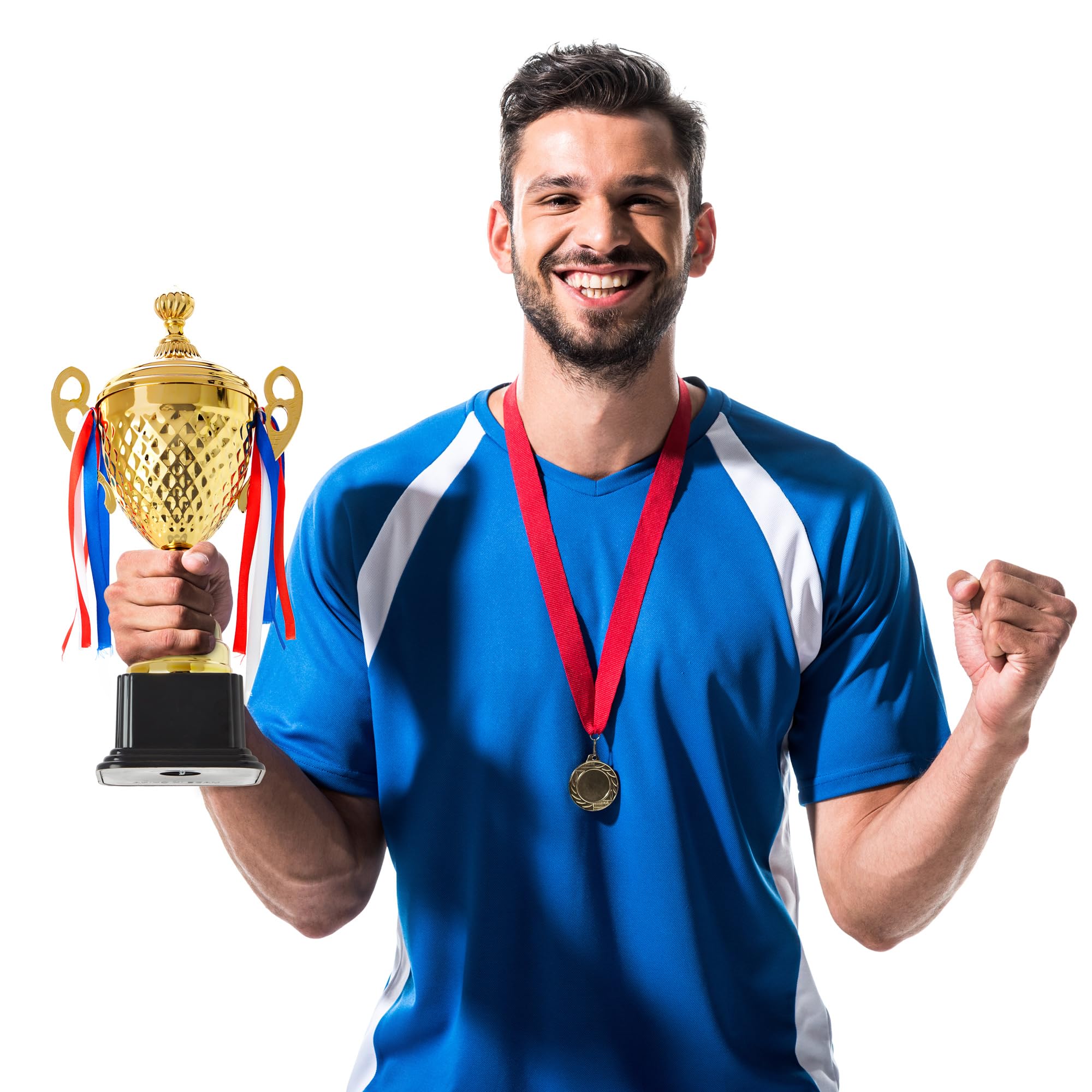 Juvale Large Gold Trophy Cup For Sports Championships, Tournaments, Award Competitions, Spelling Bee (15.2 X7.5 X 4.75 In)
