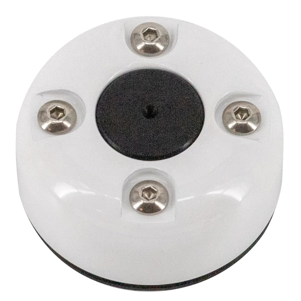 Seaview | Round Cable Gland | Marine Grade Waterproof Cable Pass Through Cable Seal | Cg20Sw - White Powder Coated Stainless Ste