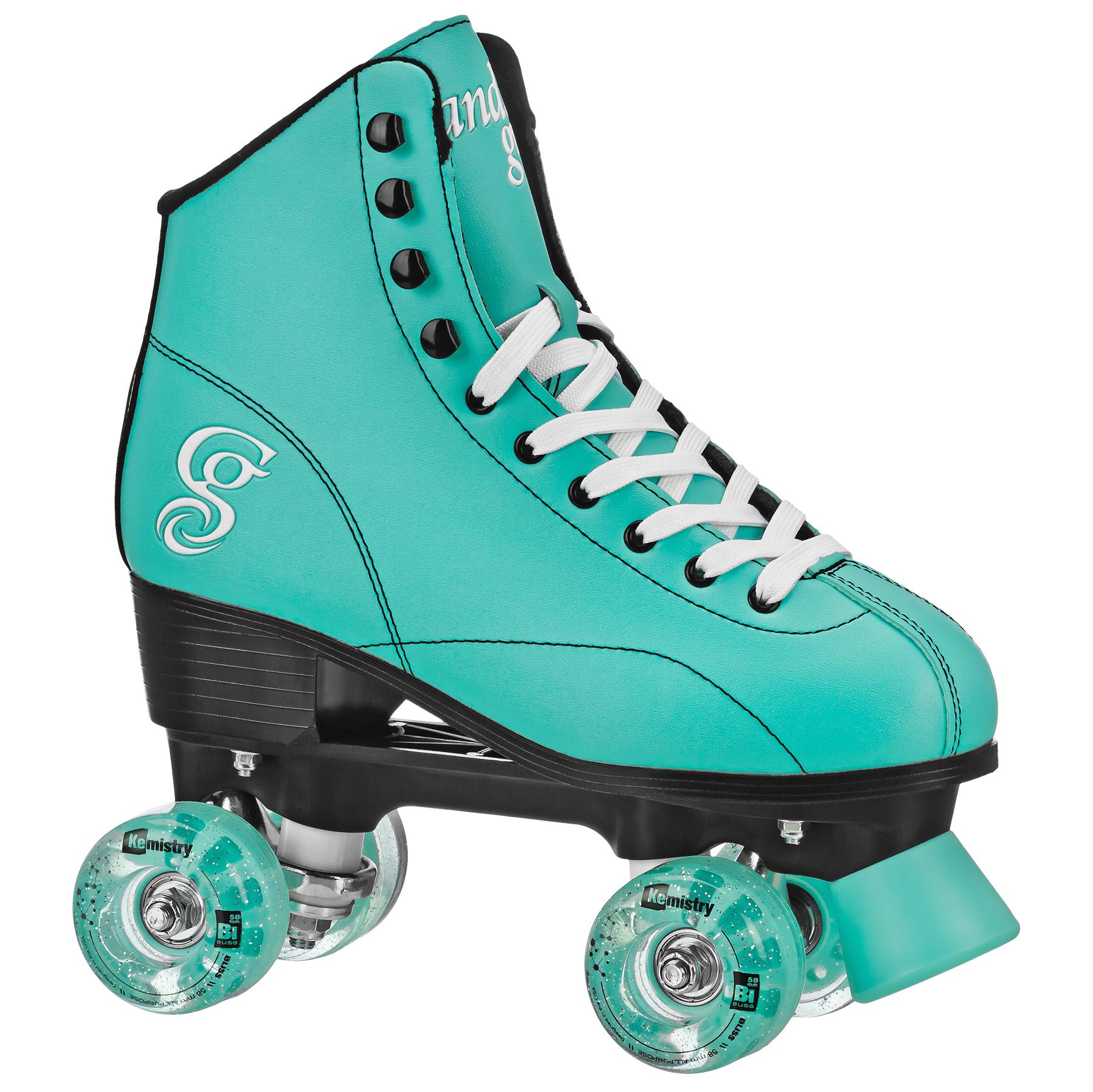 Candi GRL Sabina - Colorful Freestyle Roller Skates -Mint/Black Mint/Black Size 08