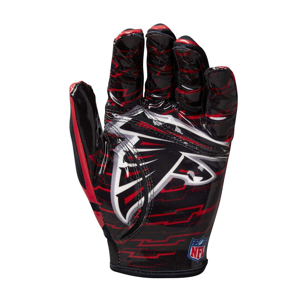 Wilson Nfl Stretch Fit Football Gloves - Youth, Atlanta Falcons