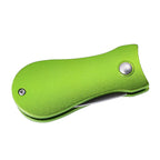 Mile High Life All Metal Foldable Golf Divot Tool With Pop-Up Button & Magnetic Ball Marker (Lime Green Bone)