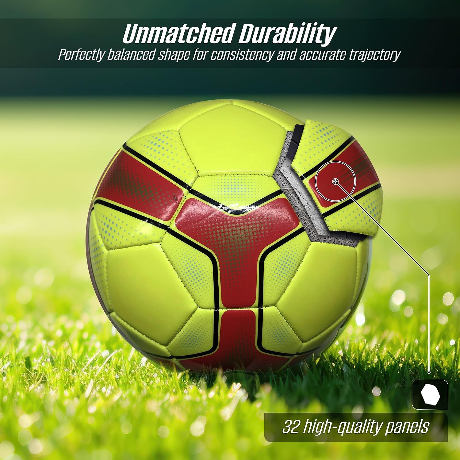 Vizari Sports Cordoba USA Soccer Balls – Neon Yellow