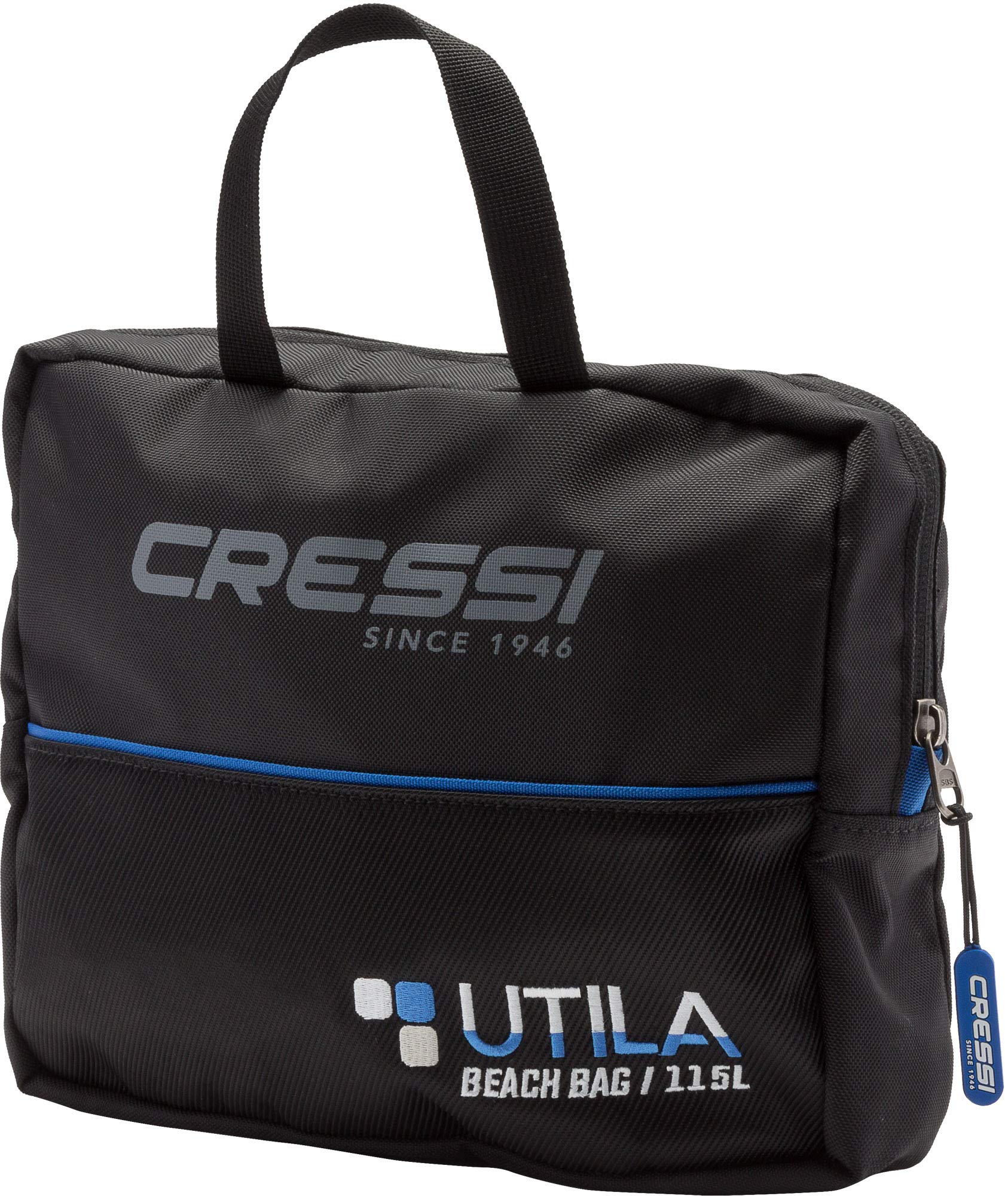 Cressi Heavy Duty Mesh Backpack 85 Liters Capacity For Snorkeling, Water Sport Gear | Utila: Designed In Italy, Black, One Size