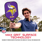Franklin Sports Nfl Minnesota Vikings Pickleball Paddle - Pickleball X - Polypropylene Core, Team Logo - Nfl Official Licensed P