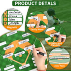 Magnetic Baseball Lineup Board For Dugout, Suveus Baseball Clipboard For Coaches, Softball Lineup Cards Marker Boards (Green)