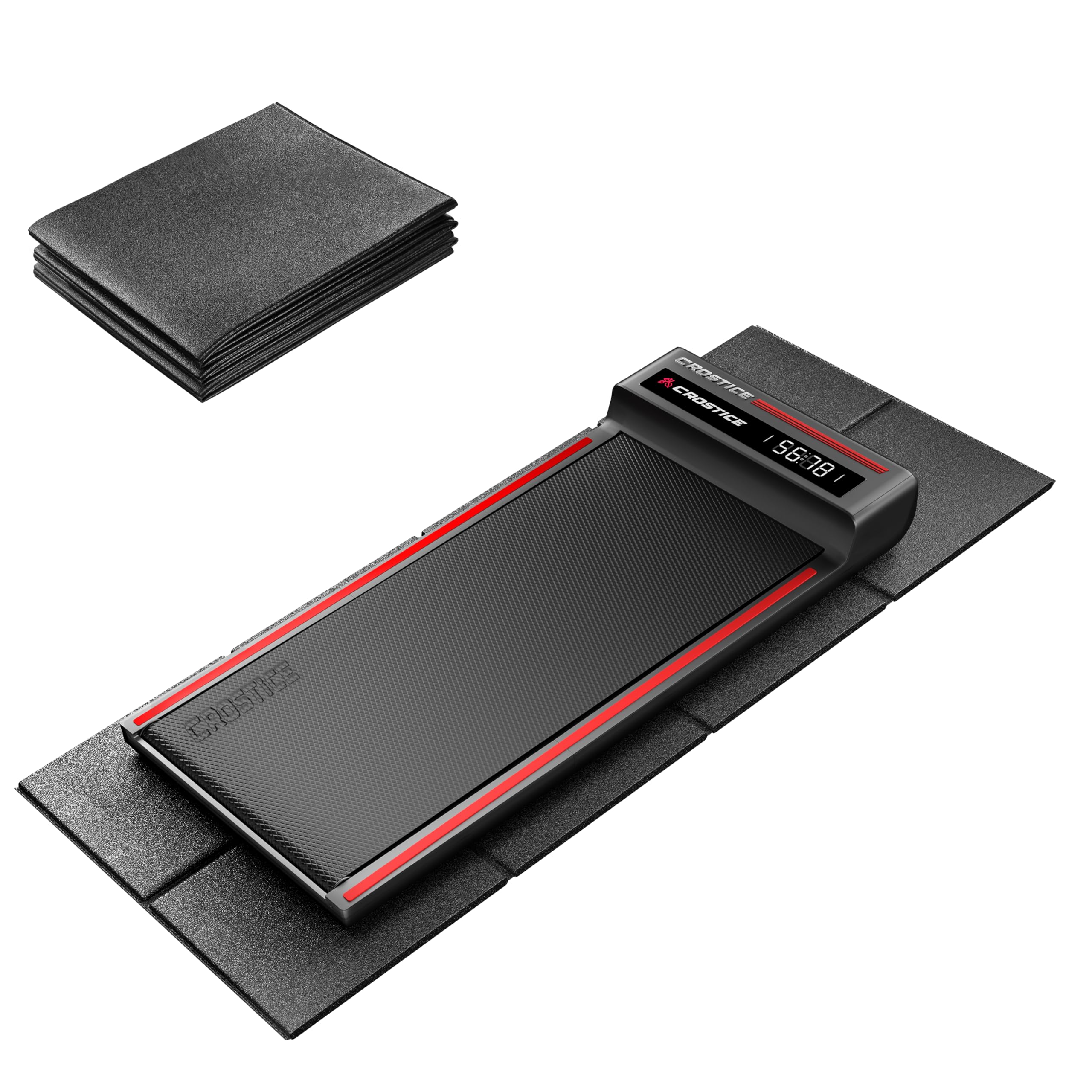 Walking Pad Mat 26 x 60 (Mat Only), 1/4 Thick Floor Mat for Under Desk Treadmill for Carpet & Hardwood, Shock Absorption Protect