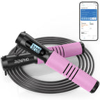 Renpho Smart Jump Rope With Counter, Fitness Skipping Rope With App Data Analysis, Workout Jump Ropes For Home Gym, Crossfit, Ju
