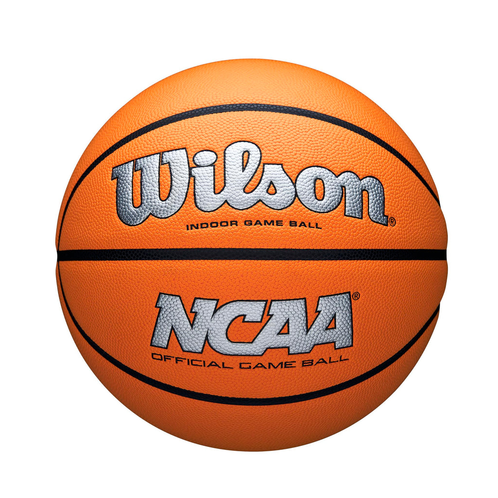 Wilson Ncaa Evo Nxt Official Indoor Game Basketball - Silver/Orange, Size 6-28.5''