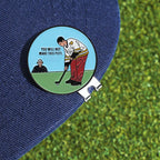 Jiaowei Enamel Golf Ball Marker With Magnetic Hat Clip - Funny Golf Accessories - Great Gift For Golf Lovers - You Will Not Make