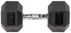Fitvids 2Nd Generation Rubber Coated Dumbbell Weight Chrome Grip Hand Weight, 40Lbs, Pair