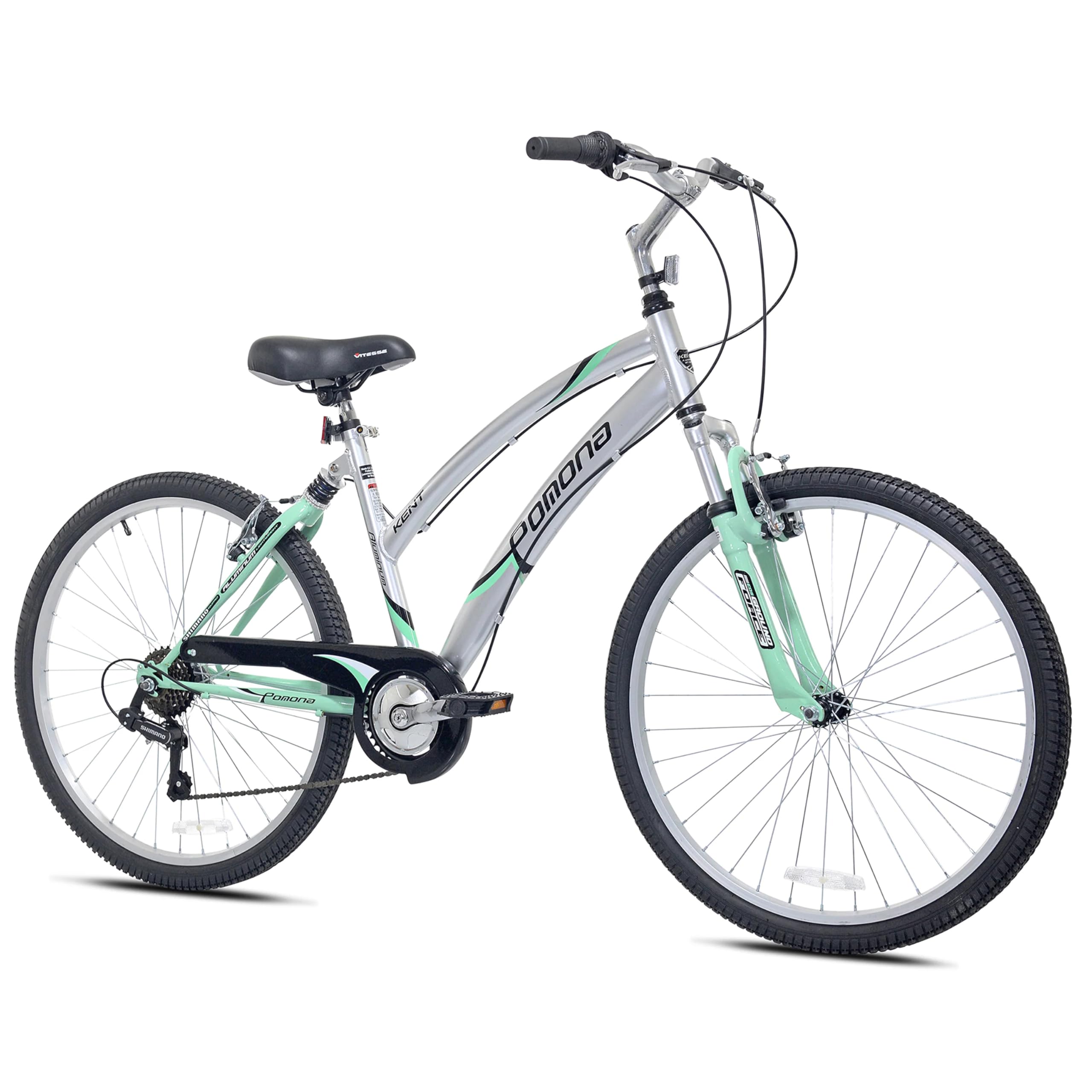 Kent Pomona Dual Suspension Comfort Bike, 26Inch