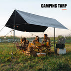 Redcamp Ultralight Tent Footprint For 8-10 Person Tent, Multifunctional Waterproof Camping Tent Tarp For Camping, Hiking And Sur