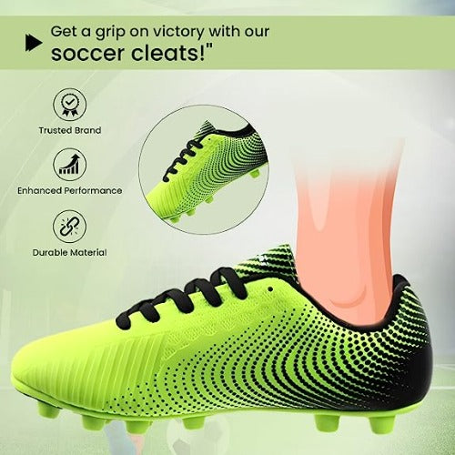 Vizari Stealth Firm Ground Soccer Shoes – Green/Black