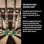 Fat Cat Twin Pack Steel Tip Darts, 19 Grams Multi