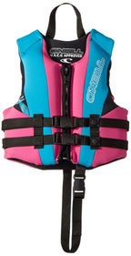 O'Neill Wetsuits Child Reactor Uscg Life Vest, Pet/Turquoise/Black, 1Sz, 30-50 Lbs