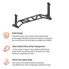 Gronk Fitness - Ceiling Mounted Multi-Grip Chin Up Bar - Pull-Up Bar For Home - Mounted Pull Up Bar - Perfect For Bodybuilding &