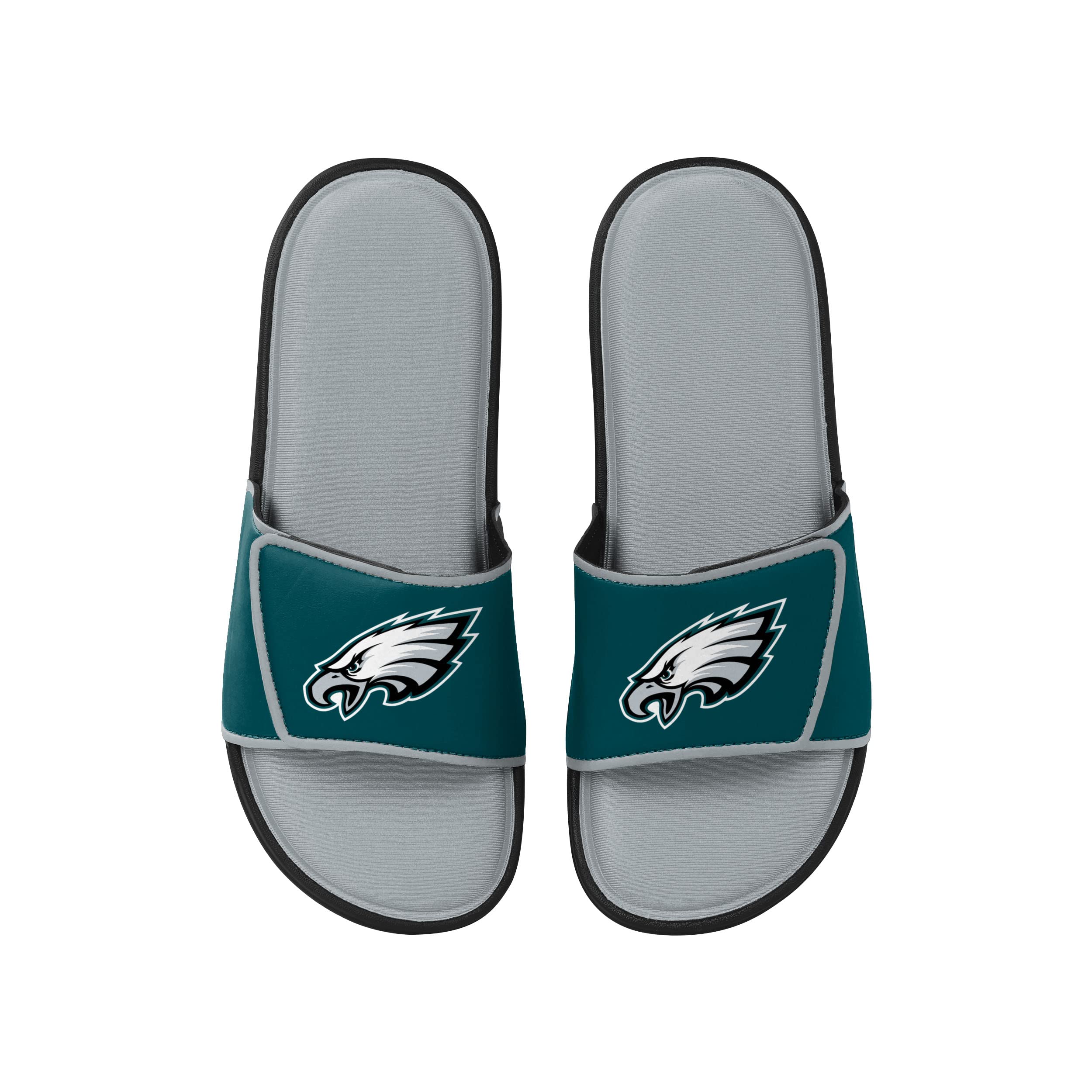 FOCO Philadelphia Eagles NFL Mens Foam Sport Slide - L