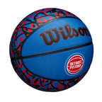 Wilson Nba Team Graffiti Basketball - Detroit Pistons, Size 7-29.5''