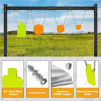 Hayohrt Steel Target Stand For Ar500 Shooting Complete Kit 3/8 '' Thick 4 ' ' 6 ' ' 8 ' ' 7 ' 'X 12 ' ' Silhouette Target, 4Pc G