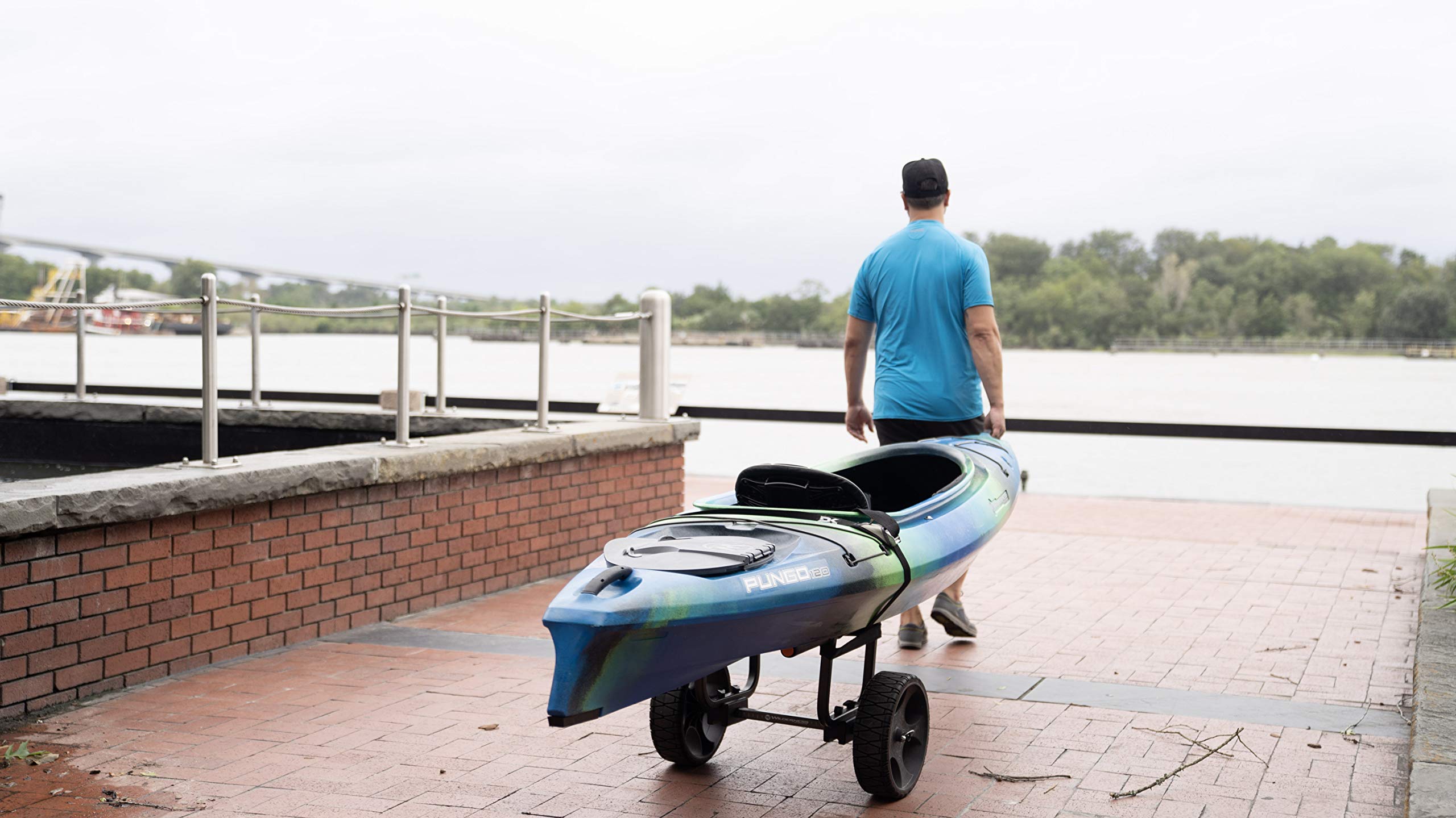 Wilderness Systems Heavy Duty Kayak Cart | Flat-Free Wheels | 450 Lb Weight Rating | For Kayaks And Canoes