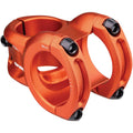 Spank Spoon 350 Stem,Orange(Diameter 35Mm, Length: 35/43Mm, Rise: 0), Chamfered Bar Clamp, Ultra-Short Stack Height, Bicycle Ste