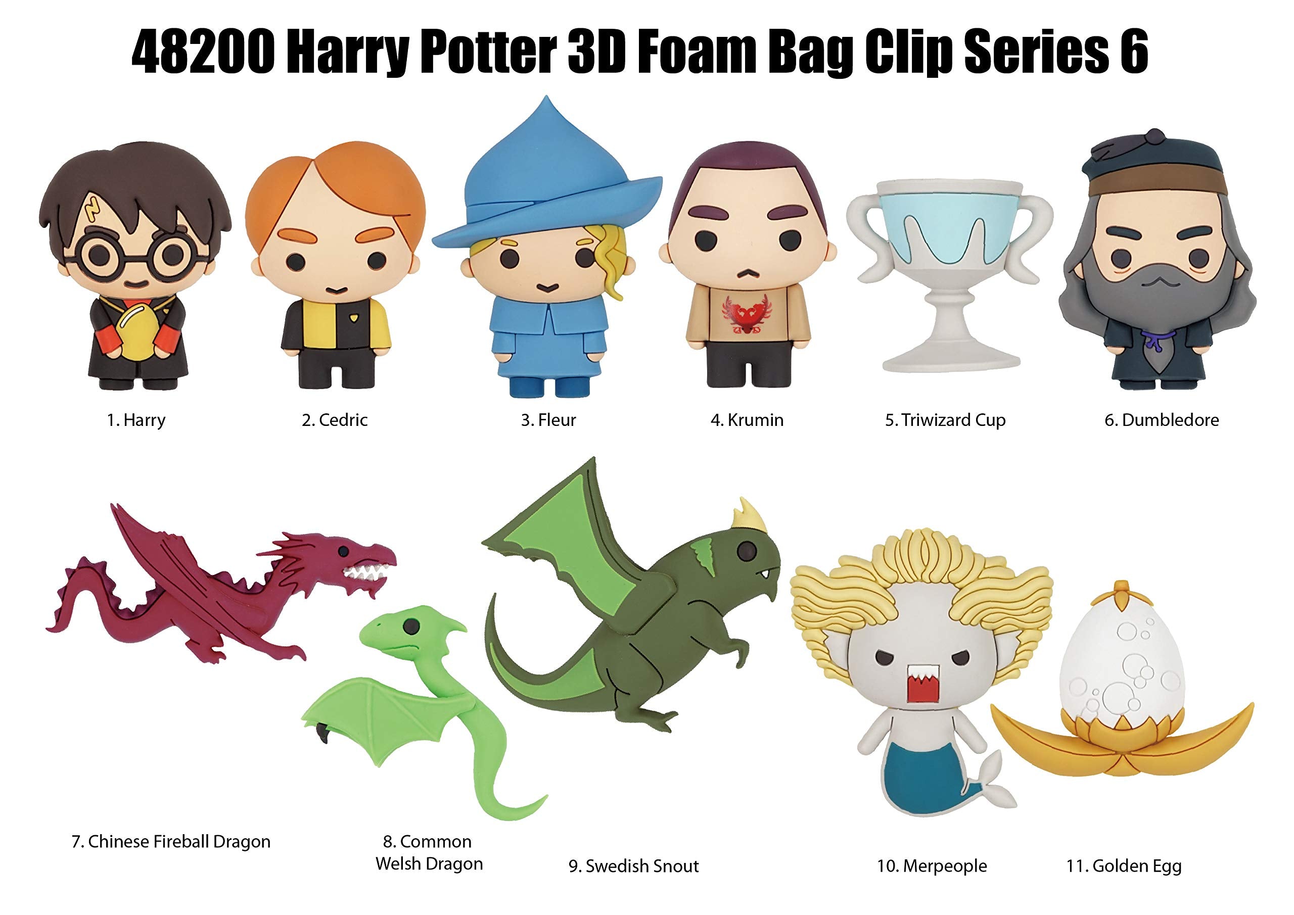 Harry Potter Series 6-3D Foam Bag Clip In Blind Bag