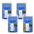 4 Pack 1.4oz Bear Horn Self Defense, Loud Air Horn for Wild Animals, 120dB Heard up to 1/2 Mile Away, Ideal for Hiking
