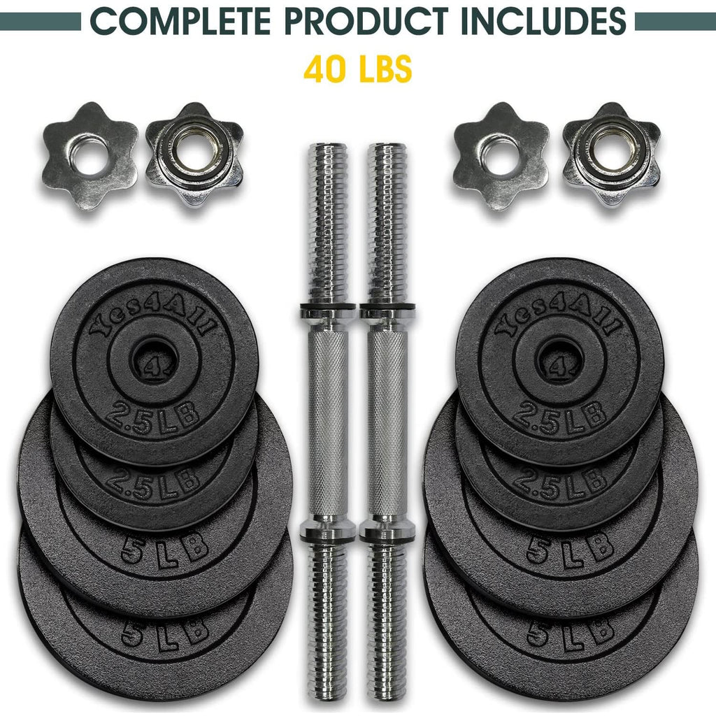 Yes4All Adjustable Dumbbell 40.02 Lbs